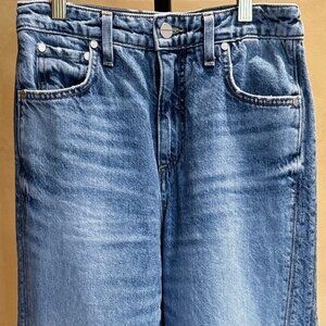 TWP Mid-Rise Jeans + wide leg